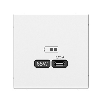 ARTGALLERY USB РОЗЕТКА тип-С 65Вт высокоскор.заряд. QC, PD, механизм, ЛОТОС во Владивостоке