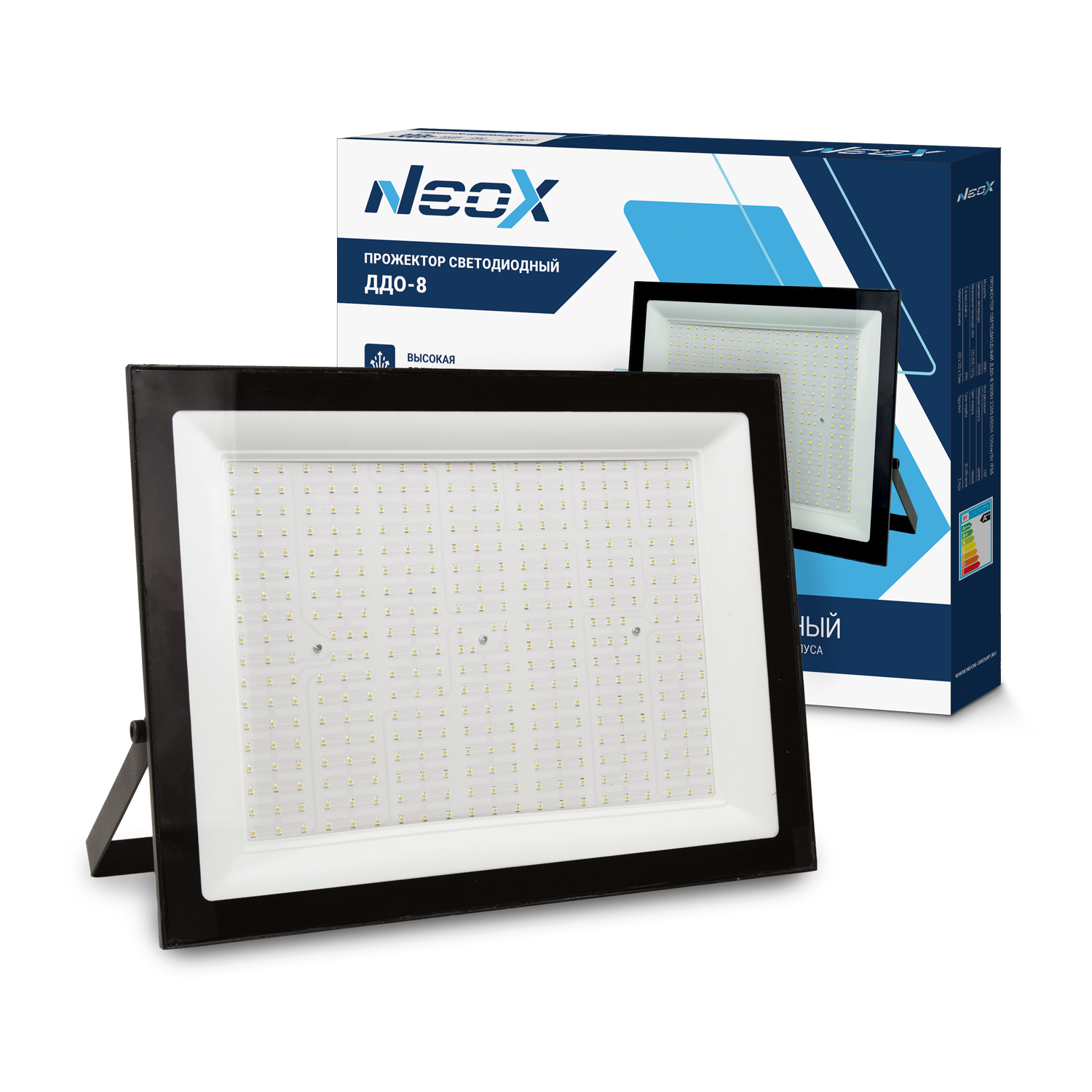 Прожектор светодиодный ДДО-8 30065BL 300Вт 230В 6500К IP65 черный NEOX во Владивостоке