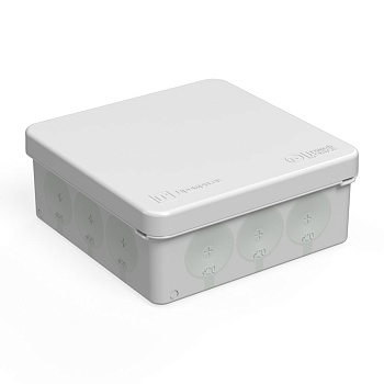 Коробка распределительная для прямого монтажа двухкомпонентная HF IP66 100х100х40 Промрукав во Владивостоке
