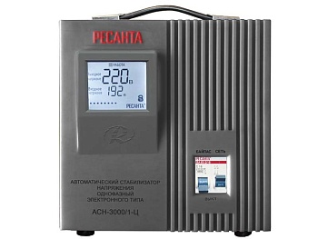 Стабилизатор напряжения однофазный электронный ACH-3000/1-Ц Ресанта во Владивостоке